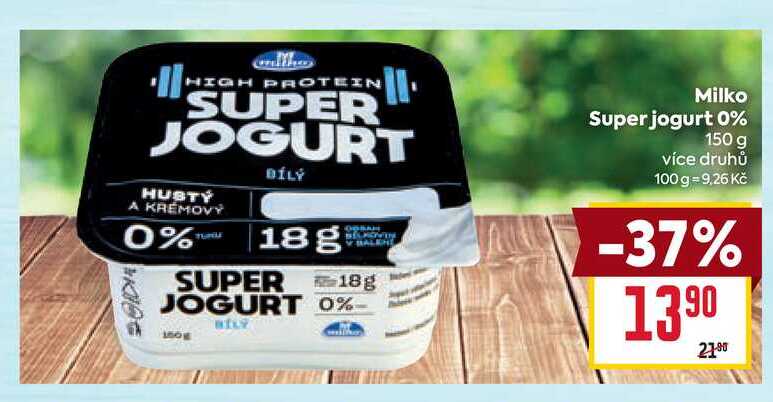 Milko Super jogurt 0% 150 g 