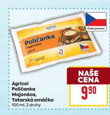 Agricol Poličanka Majonéza 100 ml