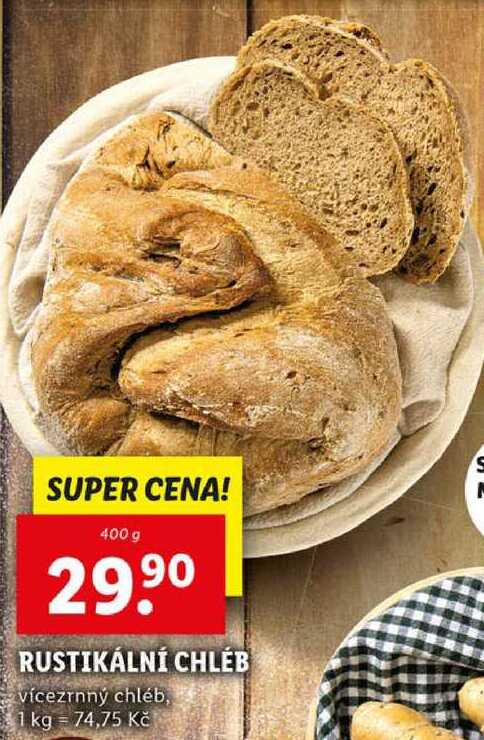 RUSTIKÁLNÍ CHLÉB, 400 g