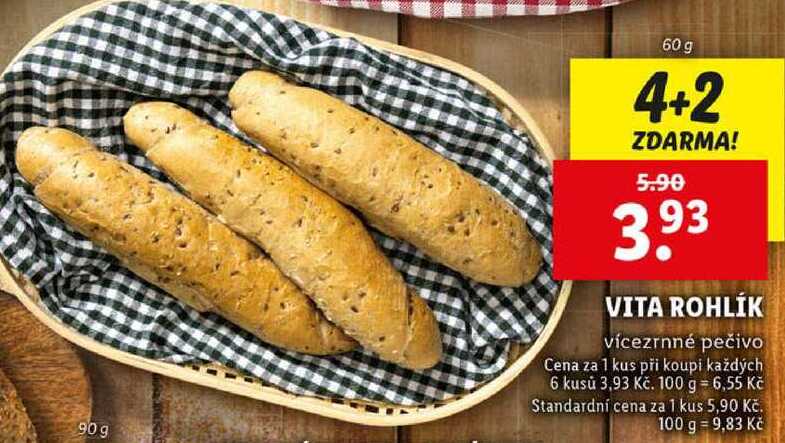 VITA ROHLÍK, 60 g
