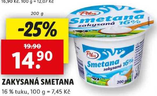 ZAKYSANÁ SMETANA, 200 g