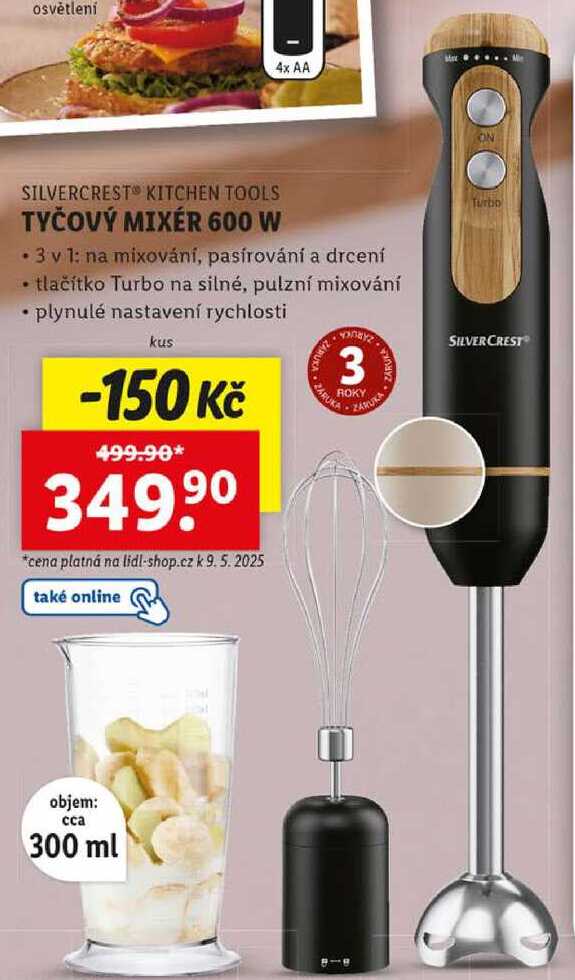 TYČOVÝ MIXÉR 600 W