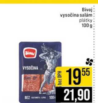 Bivoj vysočina sallam plátky 100 g