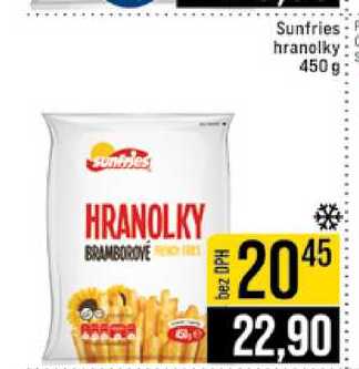 Sunfries hranolky 450 g