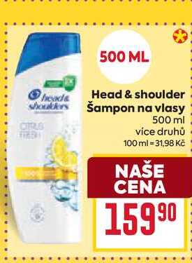 Head & shoulder Šampon na vlasy 500 ml 