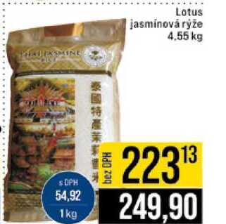 Lotus jasmínová rýže 4,55 kg 