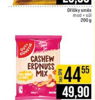 Oříšky směs med + súl 200g 
