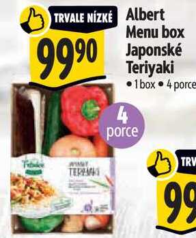 Albert Menu box Japonské Teriyaki