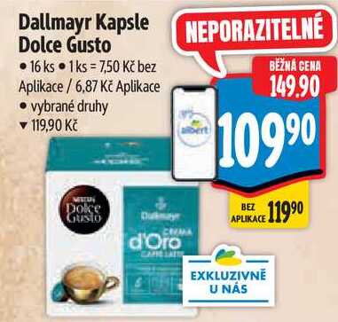 Dallmayr Kapsle Dolce Gusto, 16 ks 