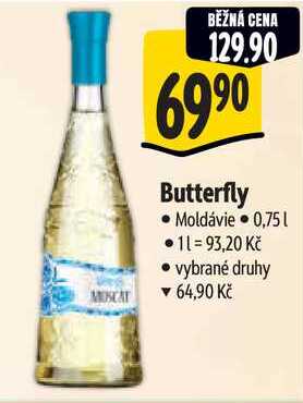 Butterfly, 0,75 l