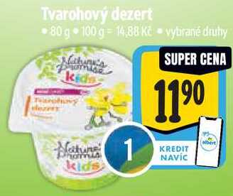 Tvarohový dezert, 80 g