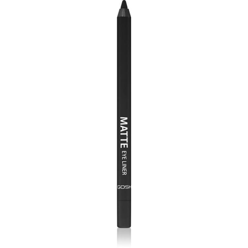 Gosh Matte tužka na oči s matným efektem odstín 002 Black 1.2 g