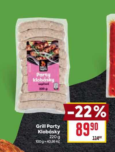 Grill Party Klobásky 220 g