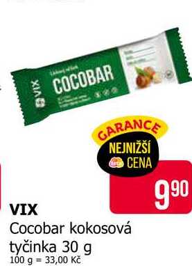 VIX Cocobar kokosová tyčinka 30 g