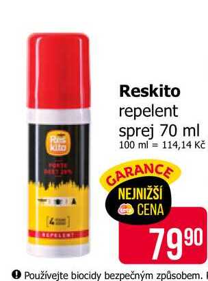 Reskito repelent sprej 70 ml 
