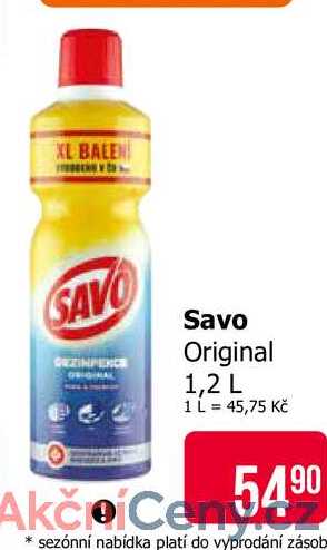 Savo Original dezinfekční prostředek 1,2l