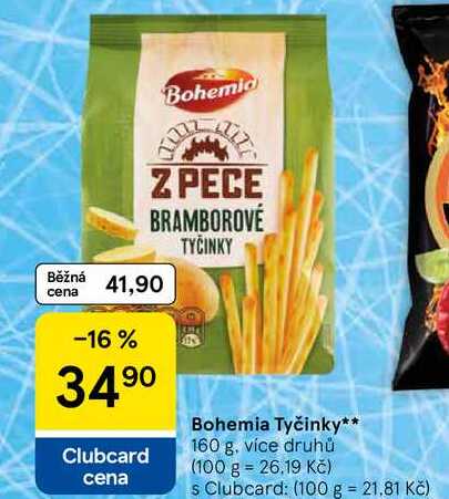 Bohemia Tyčinky, 160 g, více druhů 