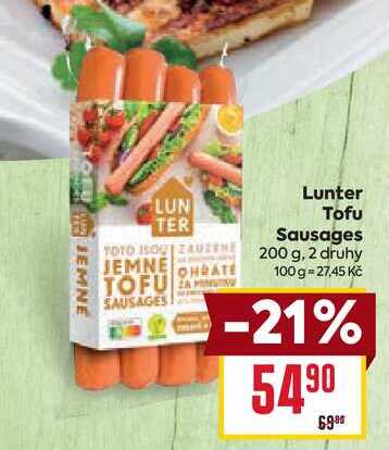 Lunter Tofu Sausages 200 g