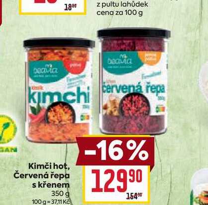 Kimči hot, Červená řepa s křenem 350 g