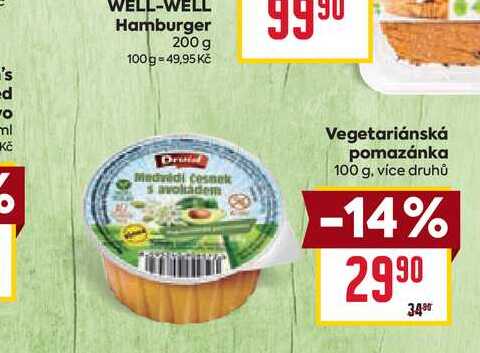 Vegetariánská pomazánka 100g