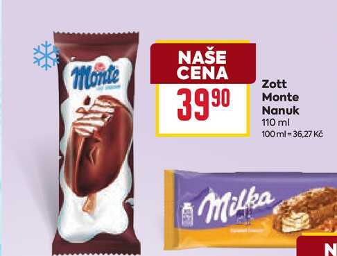 Zott Monte Nanuk 110 ml