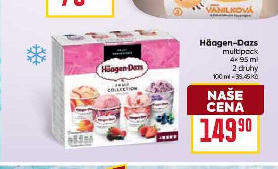 Häagen-Dazs multipack 4x95 ml