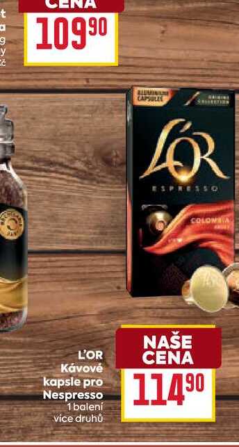 L'OR Kávové kapsle pro Nespresso 1 balení 