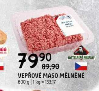 Vepřové maso mělněné 600g