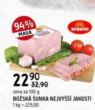 Božská šunka nejvyšší jakosti 100g