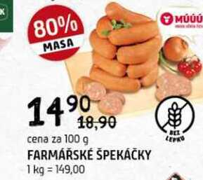 Farmářské špekáčky 100g