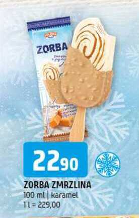 Zorba zmrzlina 100 ml karamel
