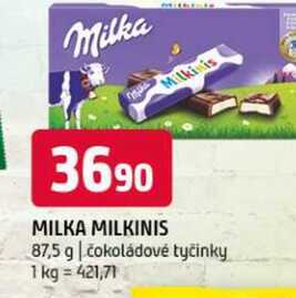 Milka Milkinis 87,5 g čokoládové tyčinky 