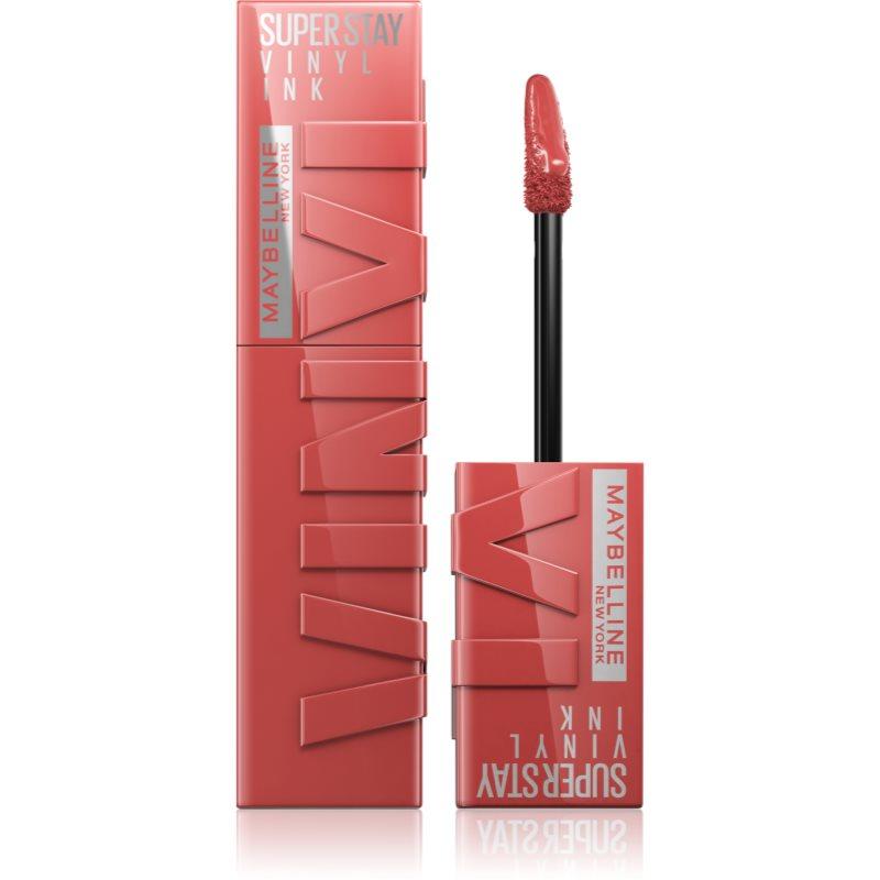 MAYBELLINE NEW YORK SuperStay Vinyl Ink dlouhotrvající tekutá rtěnka 15 PEACHY 4.2 ml