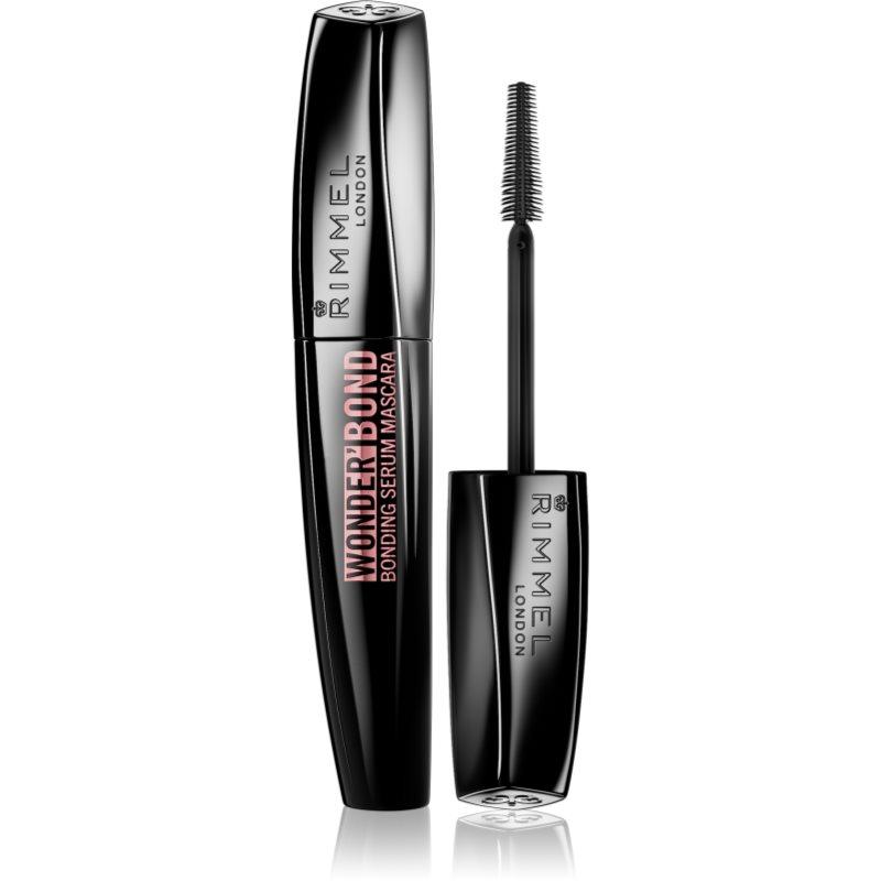 Rimmel Wonder Bond objemová a prodlužující řasenka pro podporu růstu řas odstín Brown 11 ml