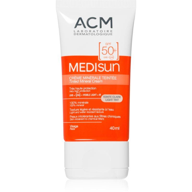 ACM Medisun minerální hydratační tónovací krém SPF 50+ odstín Light Tint 40 ml