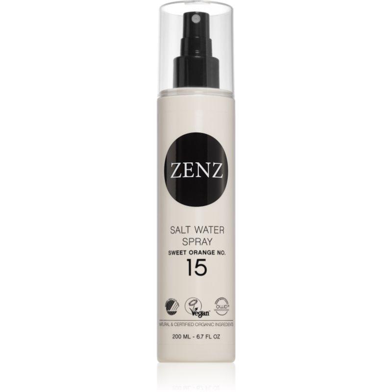 ZENZ Organic Sweet Orange No. 15 slaný sprej na vlasy 200 ml