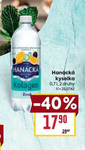 Hanácká kyselka 0,7l