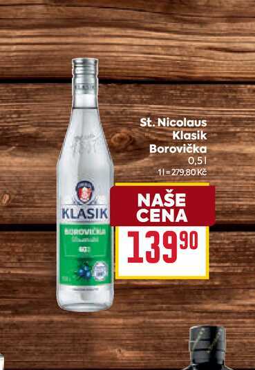 St. Nicolaus Klasik Borovička 0,5l