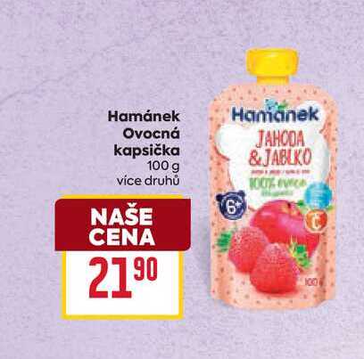 Hamánek Ovocná kapsička 100g
