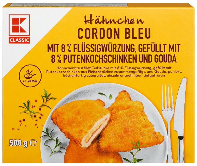 K-Classic Kuřecí Cordon Bleu