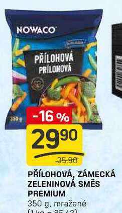 PŘÍLOHOVÁ, ZÁMECKÁ ZELENINOVÁ SMĚS PREMIUM 350 g