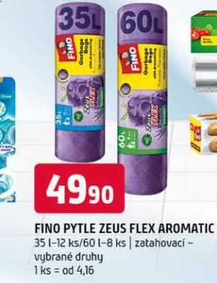 Fino pytle zeus flex aromatic 35l-12 ks 60l -8 ks zatahovací vybrané druhy