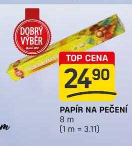 PAPÍR NA PEČENÍ 8 m 