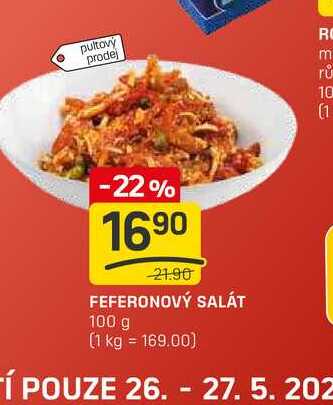 FEFERONOVÝ SALÁT 100 g