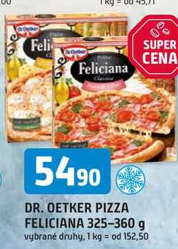 DR. OETKER PIZZA FELICIANA 325-360 g 