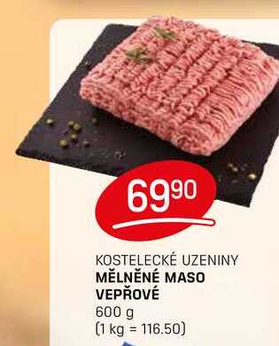 MĚNĚNÉ MASO VEPŘOVÉ 600g