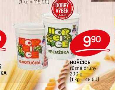 HOŘČICE různé druhy 200 g 