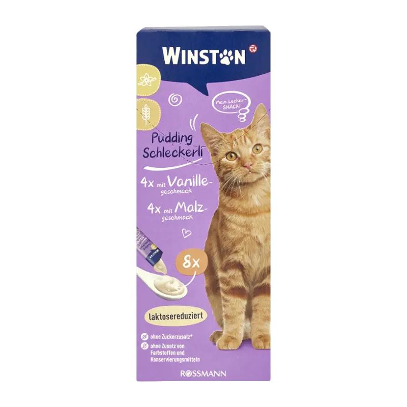 Winston Puding s vanilkovou příchutí - pamlsek pro kočky, 120 g
