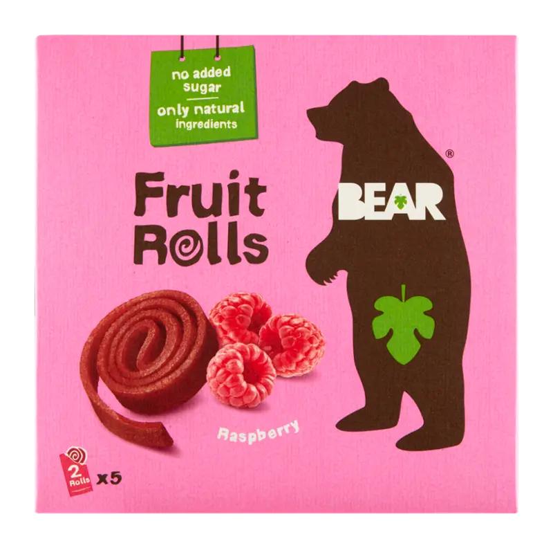 Bear Fruit Rolls malina ovocné rolované plátky 5x 20 g, 100 g