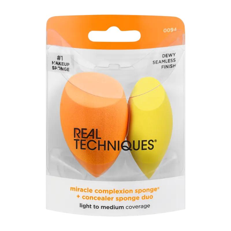 Real Techniques Houbička na make-up a korektor, 1 ks